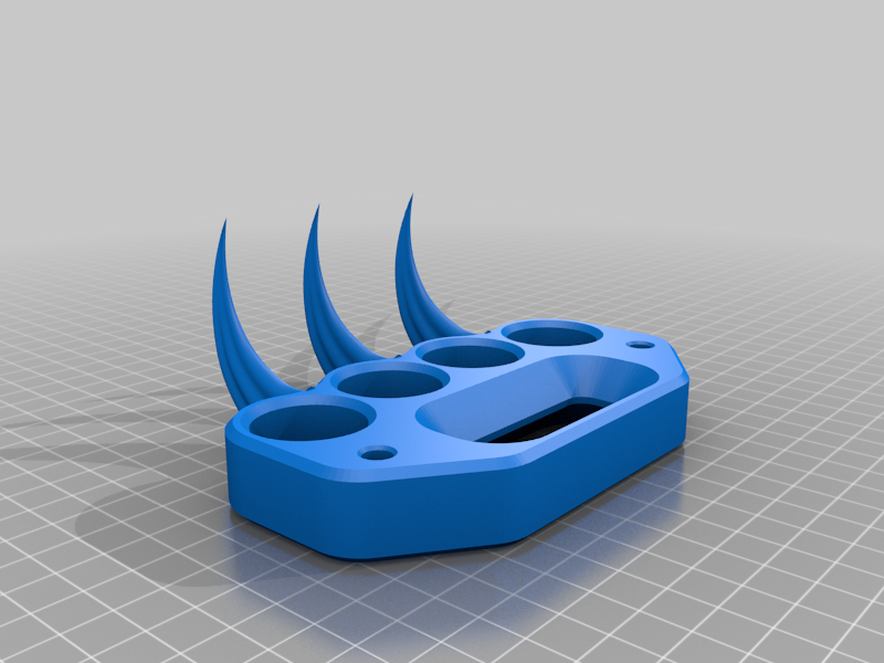 Raptor claw knuckleduster