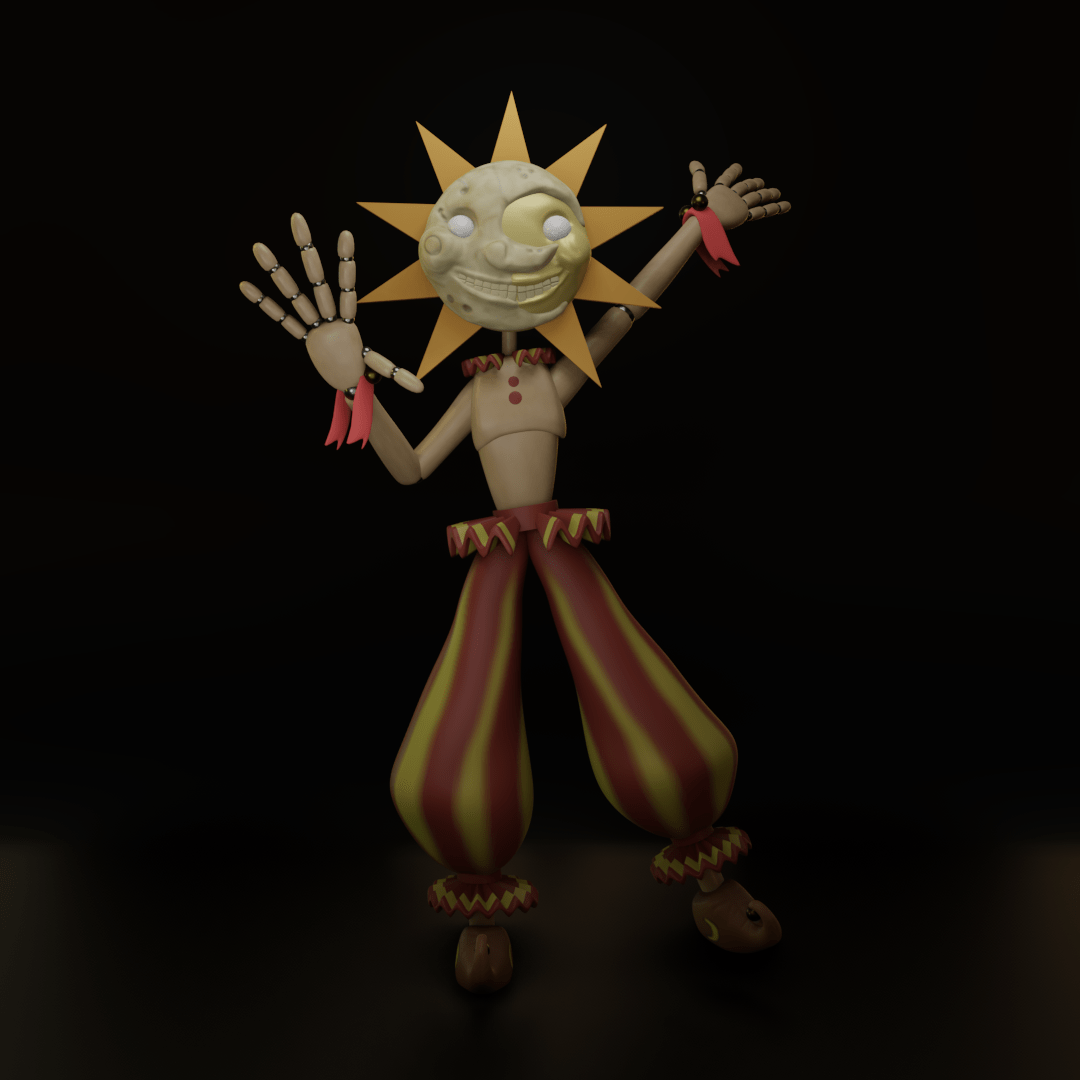 The daycare attendant (sun) (fnaf:sb)
