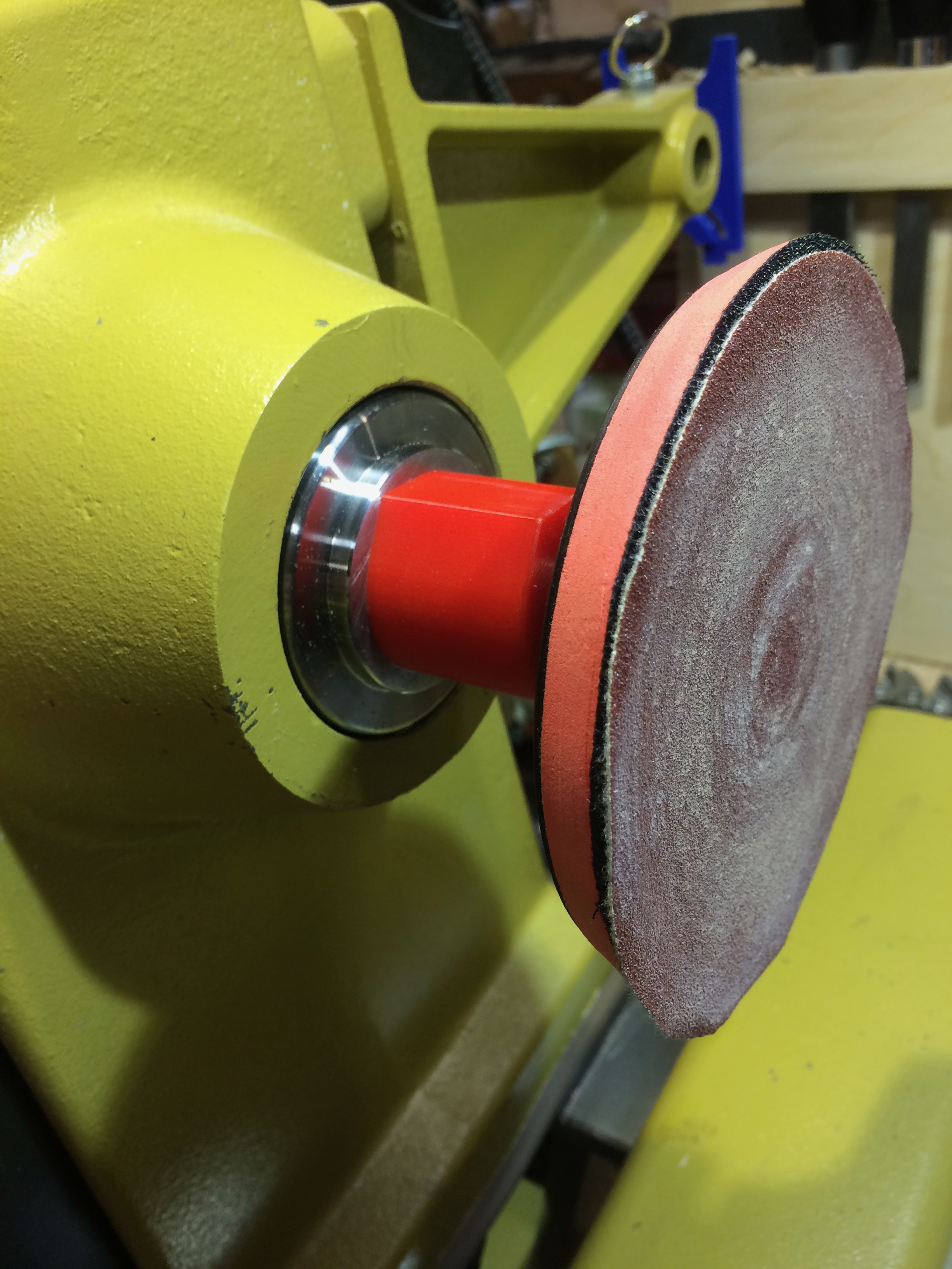 Woodturning: Sanding_pad_adaptor