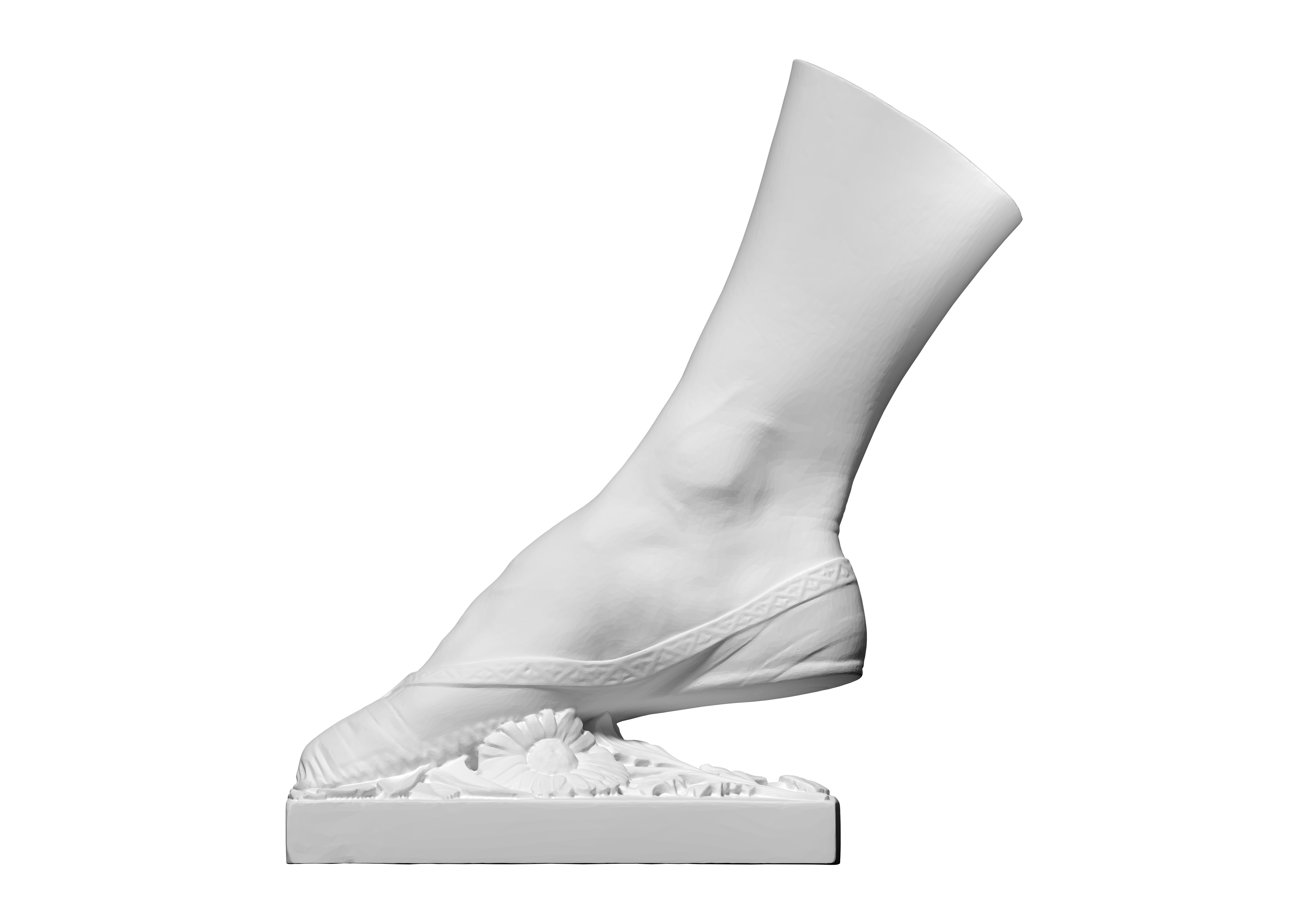 3D scan of Right Foot of the Dancer Fanny Elssler