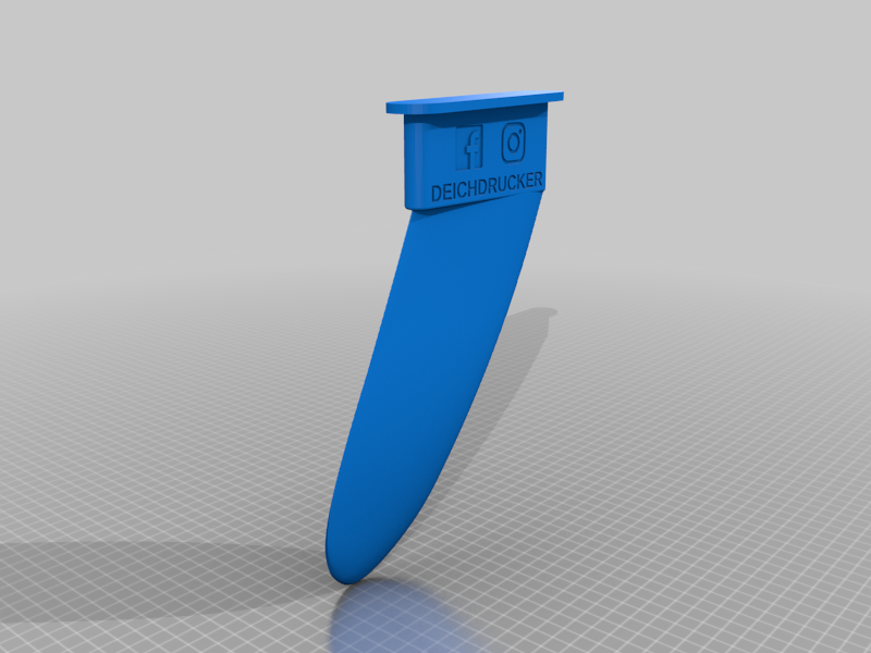 HiFly old Surfboard Fin