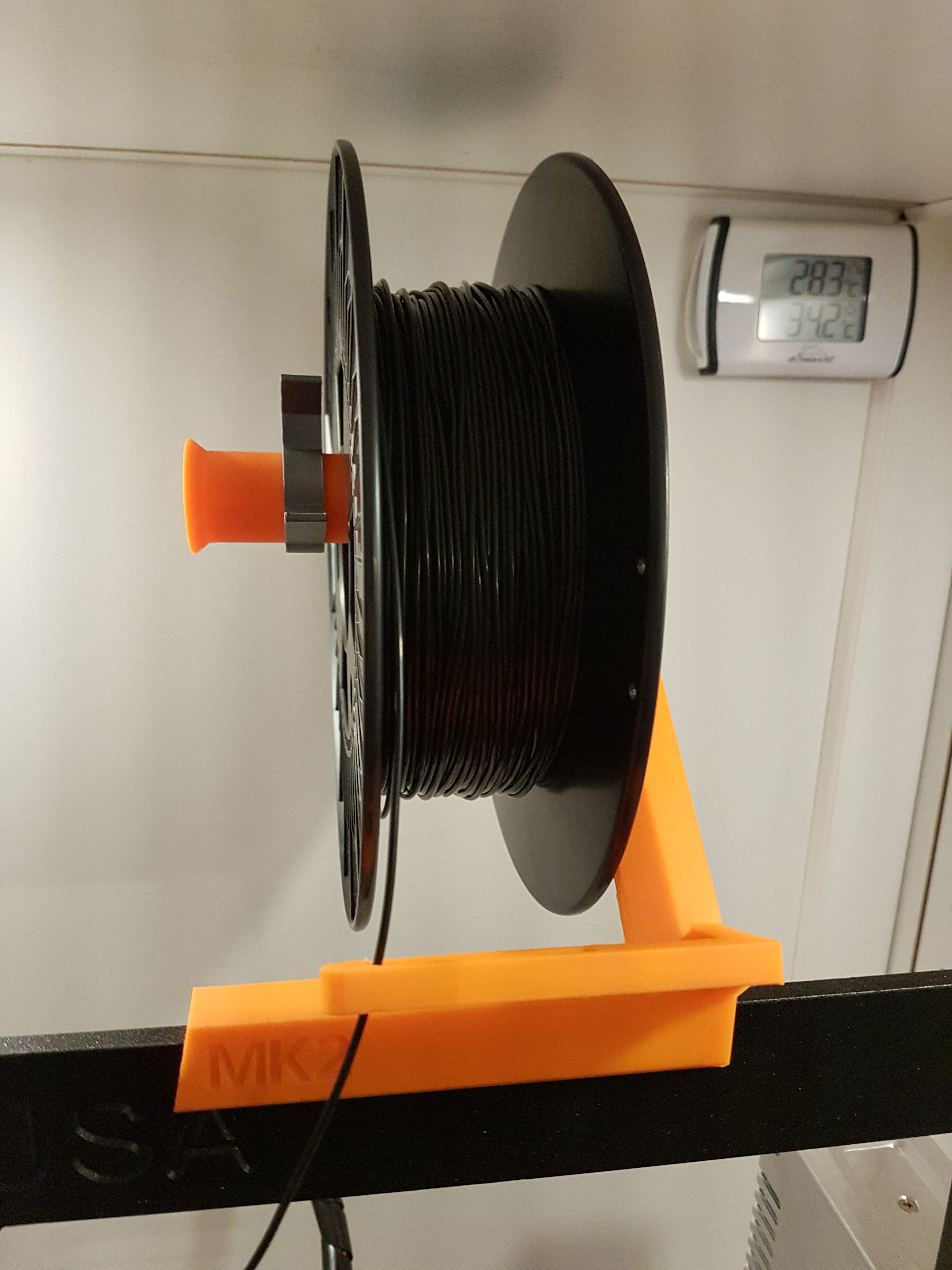 Prusa i3 MK2 Simple Spool Holder - Low Rider Remix