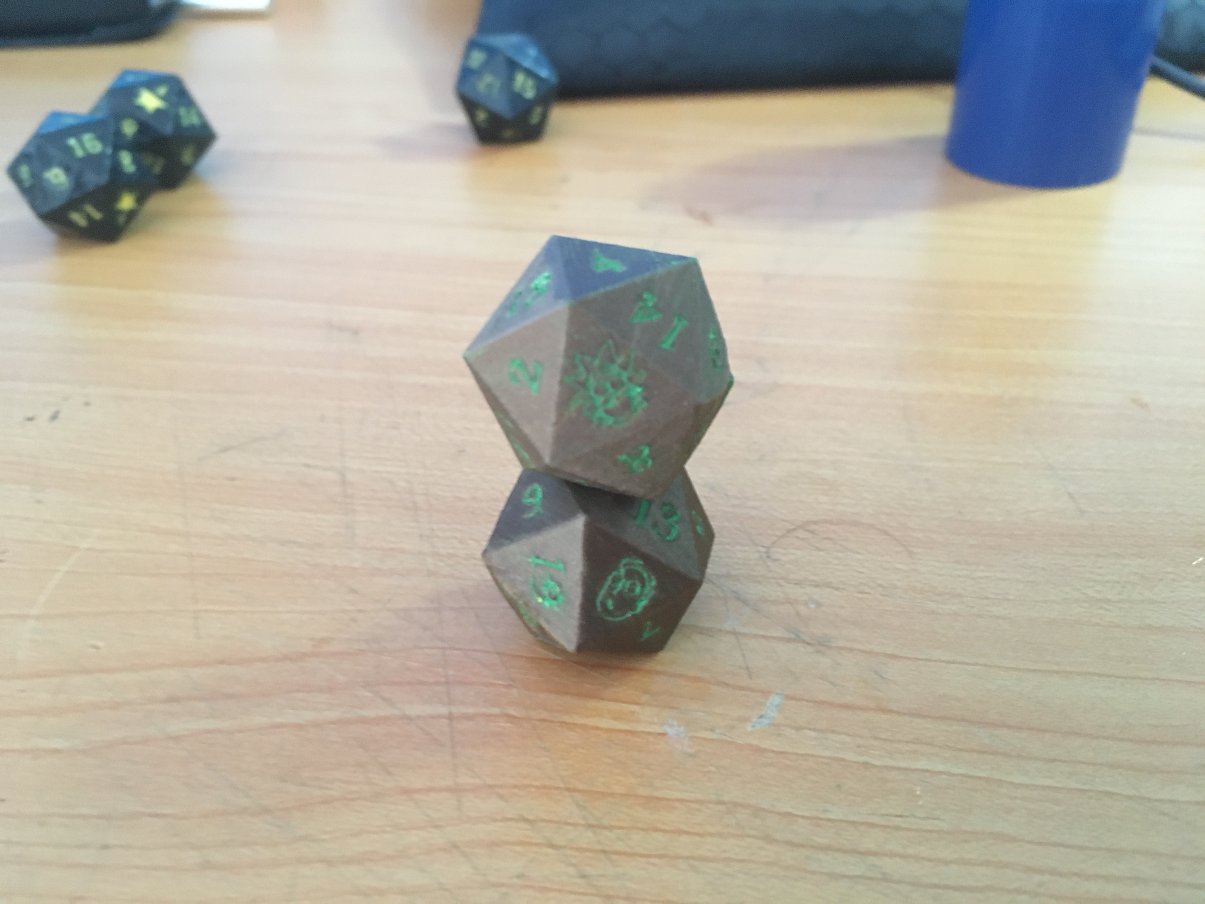 Custom rick and morty d20