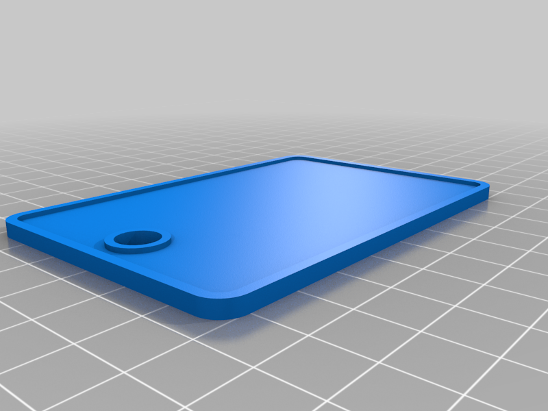 Blank Luggage Tag / Keychain Tag