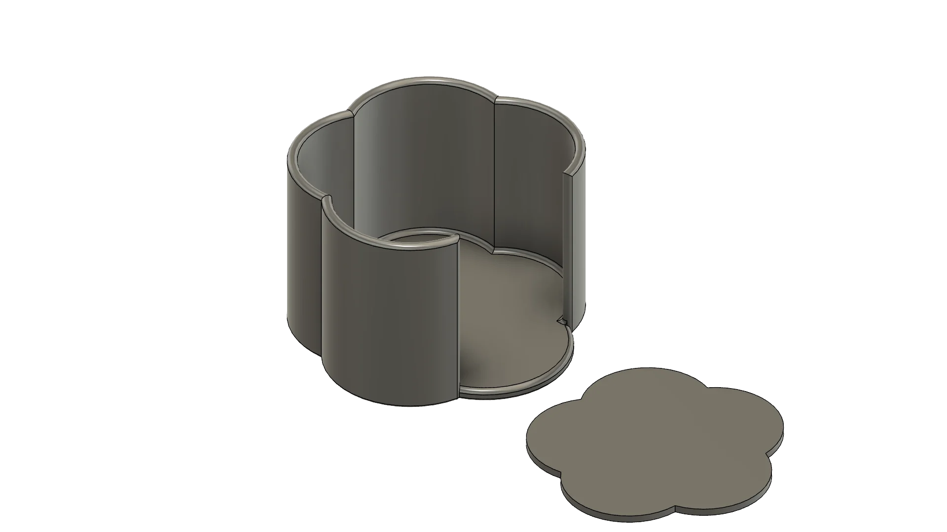 Flower Coaster and Holder - Sous verre fleur et Support de rangement