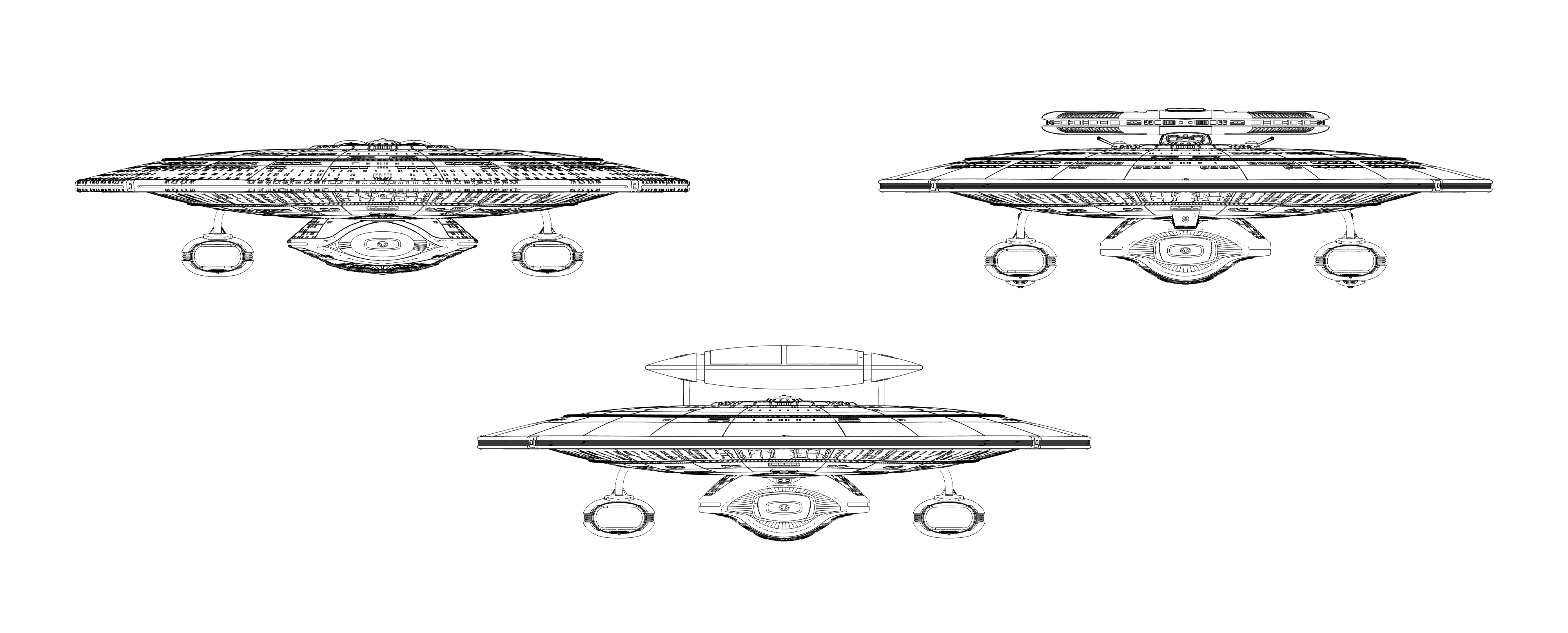 Nebula class - Star Trek starship parts kit expansion