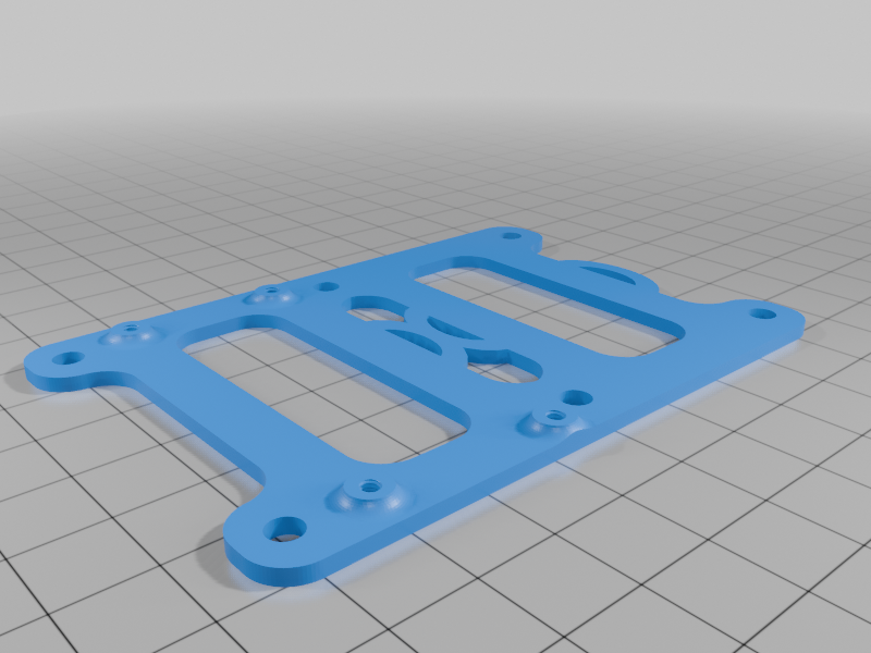 Enclosure mounting plate for the RAK Wireless 19007 and a 3000mah LiPo Battery