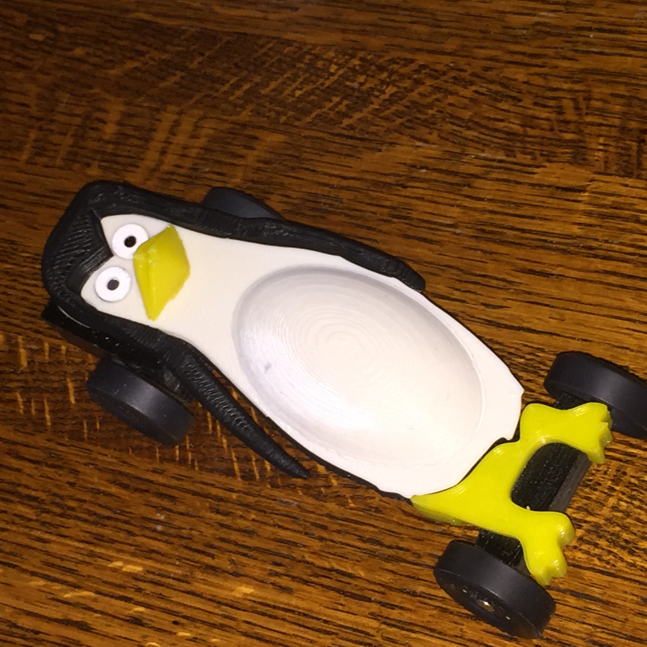 Pinewood Derby Car Penguin Design