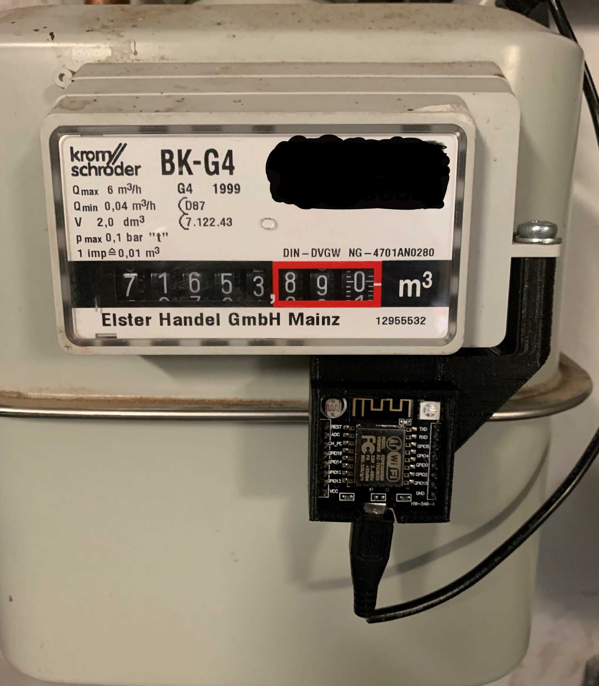 GAS Meter Sensor