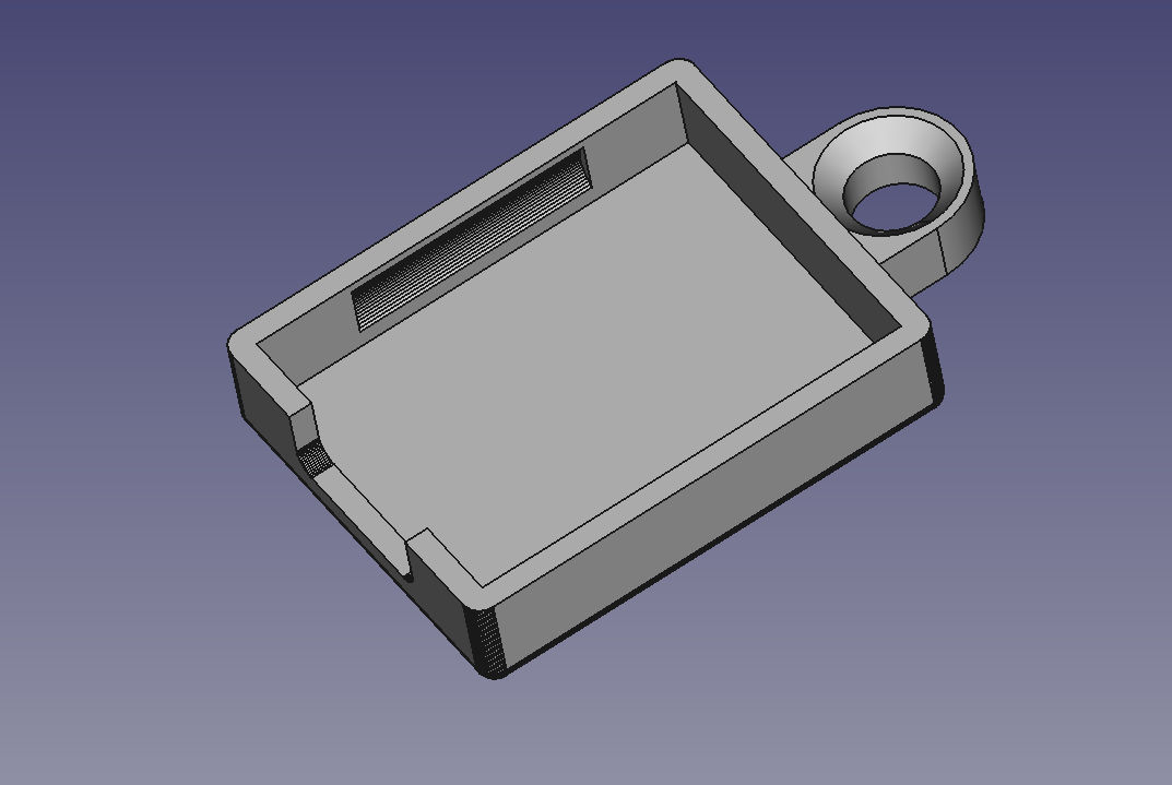 ESP32 C3 Super Mini case with mounting hole