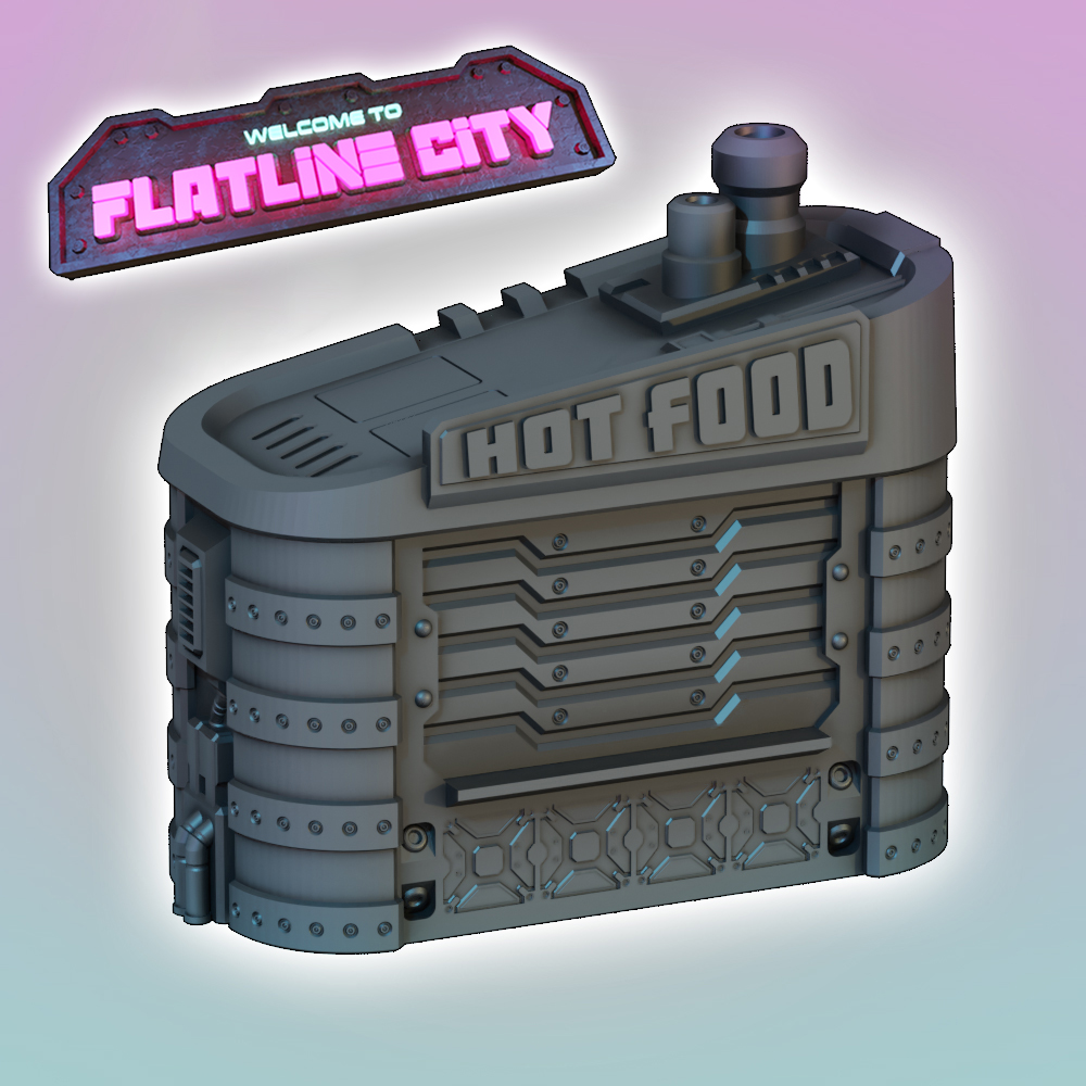 Flatline City: Street Vendor Kiosk