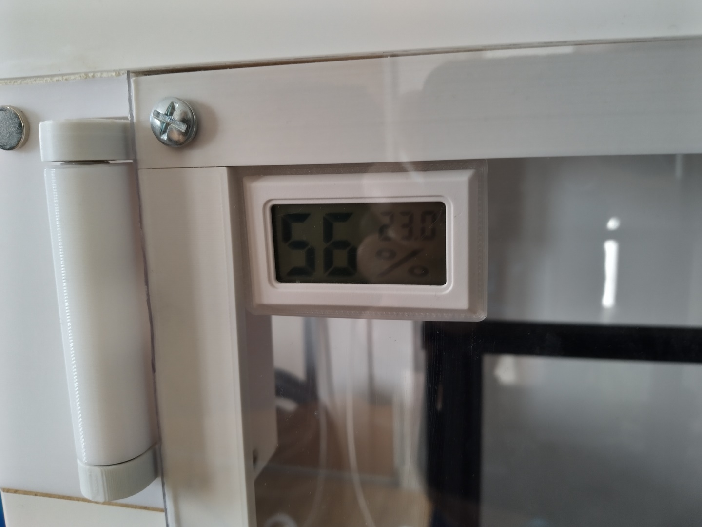 Sensor holder for IKEA Lack enclosure