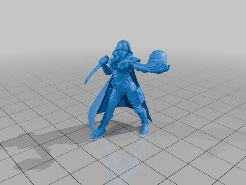 Fia Bonny the Void Siren Unmasked Heroscape Custom