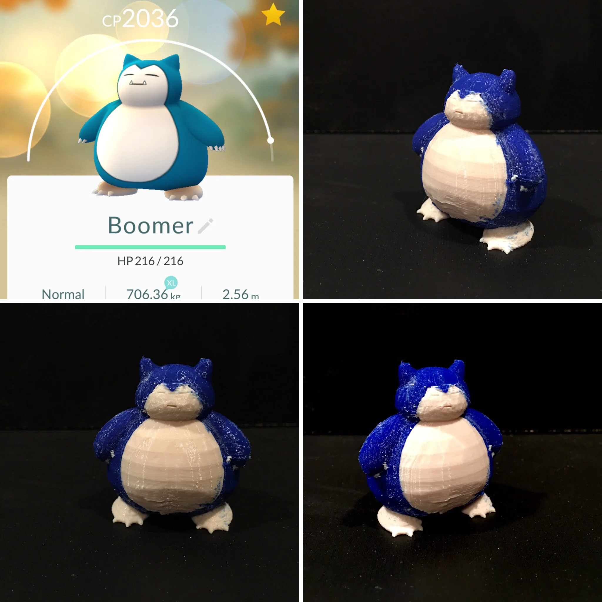 Snorlax (Fairly Low-Poly)