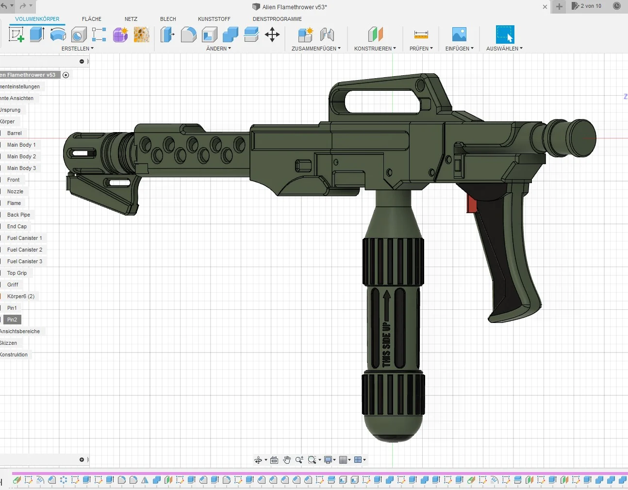 Colonial Marine M240 Flamethrower
