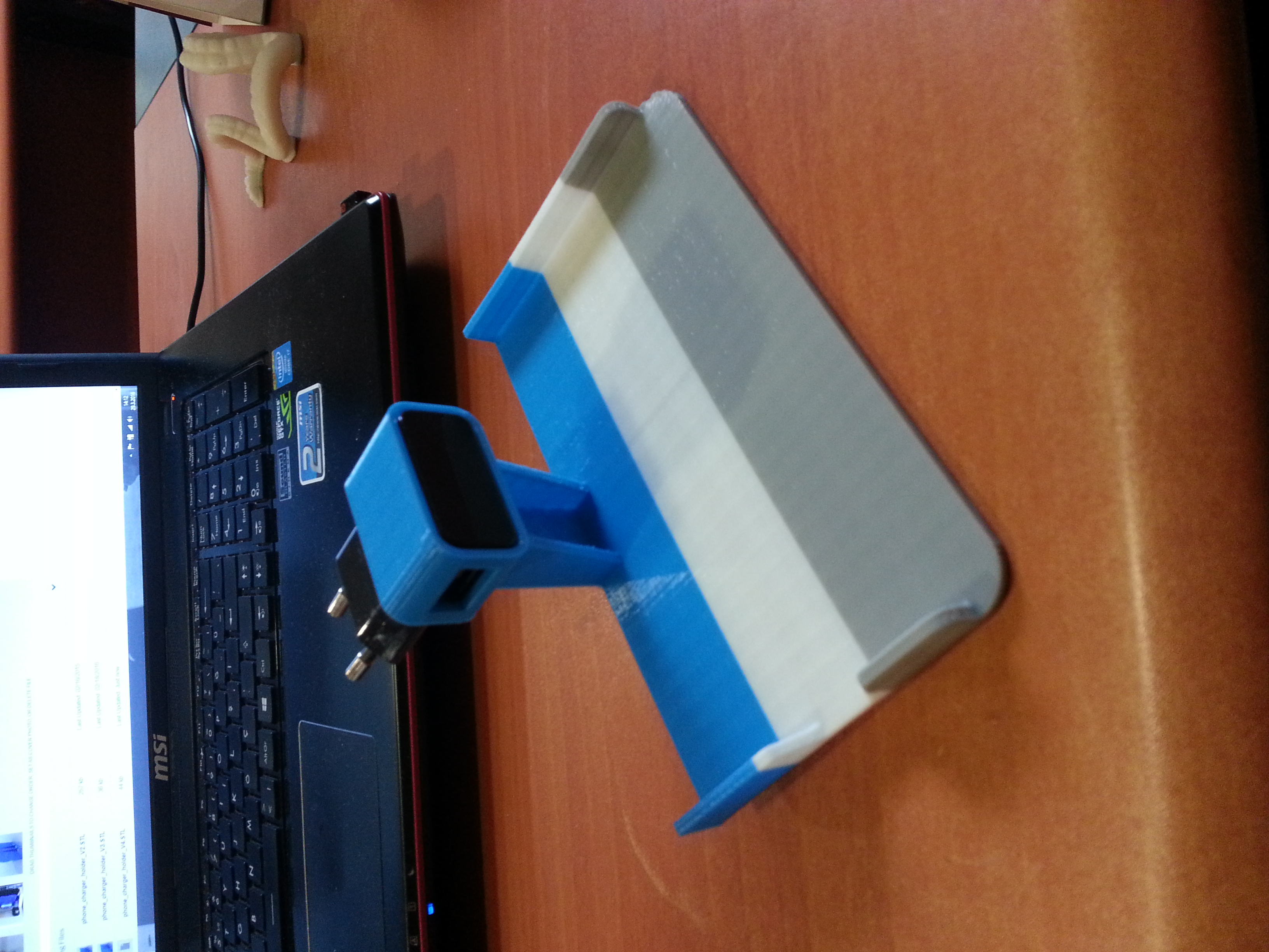 charger holder for side entry V4