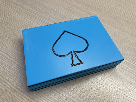 Poker card box