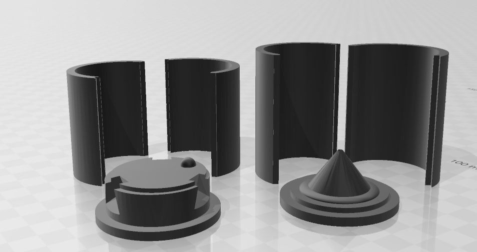 Molds for silicone dice molds