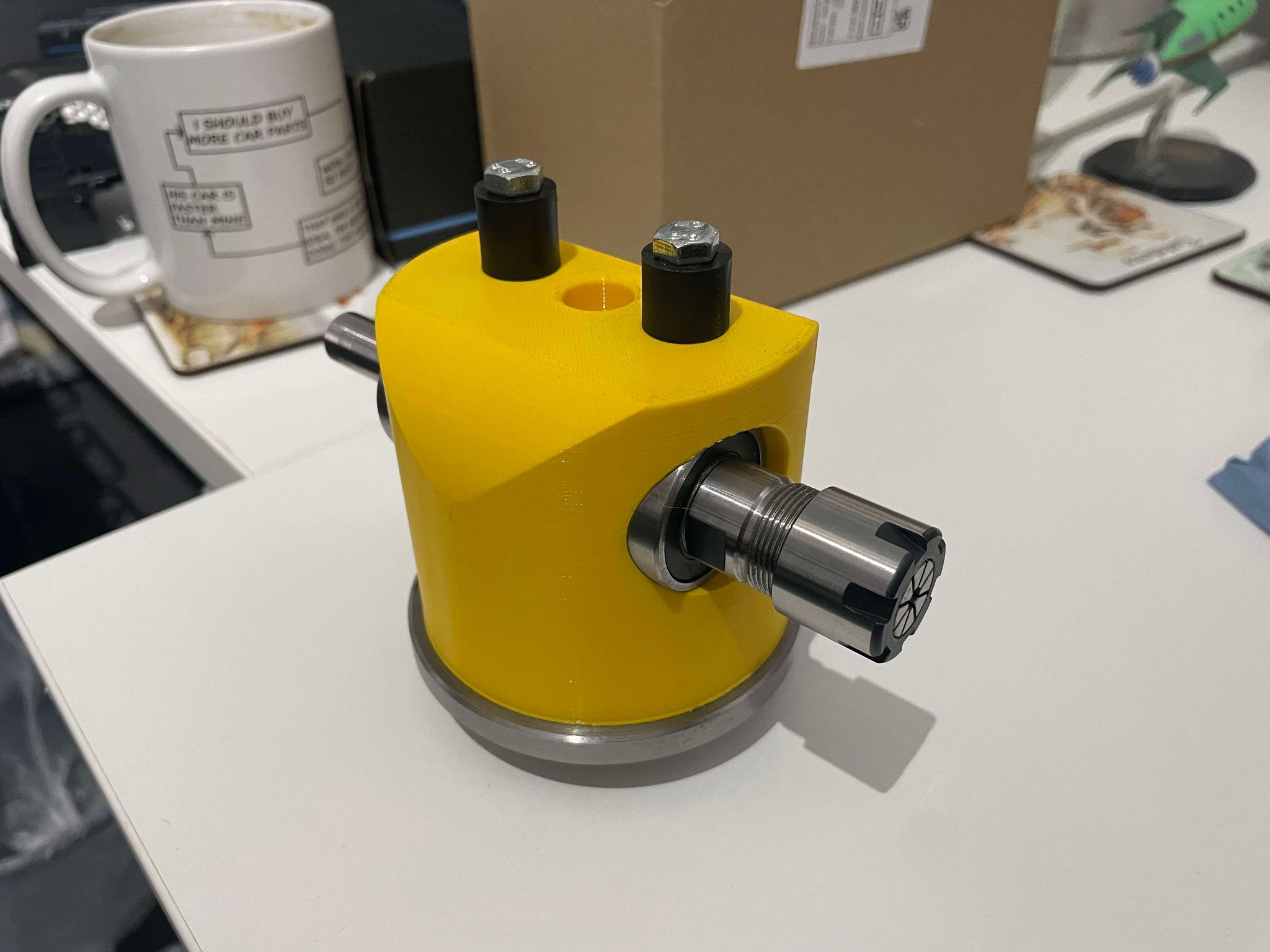 Myford Super 7 tool post drill spindle ER16 Collet