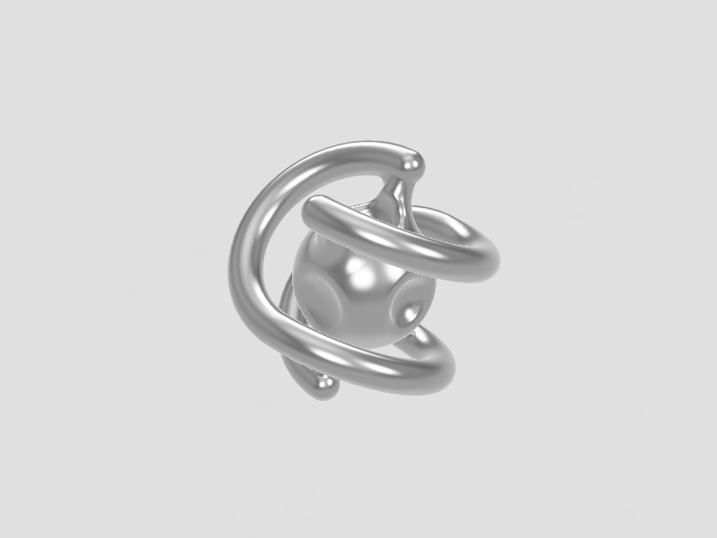 Sphericon - hexagon based sphere - wire based - easytoprint v2- rolling functional sculpture
