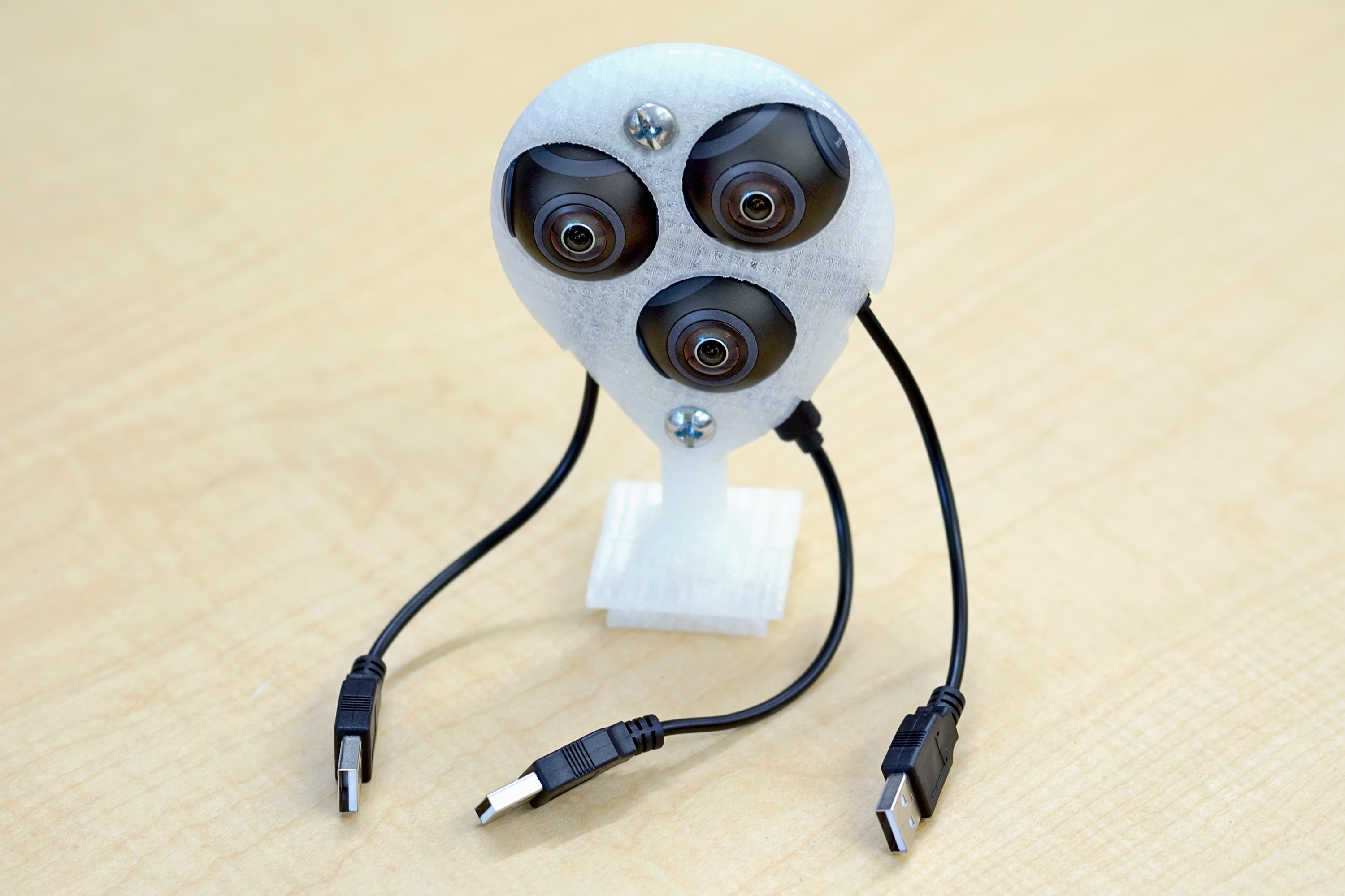 Kodama: An array of three Insta360 Air cameras