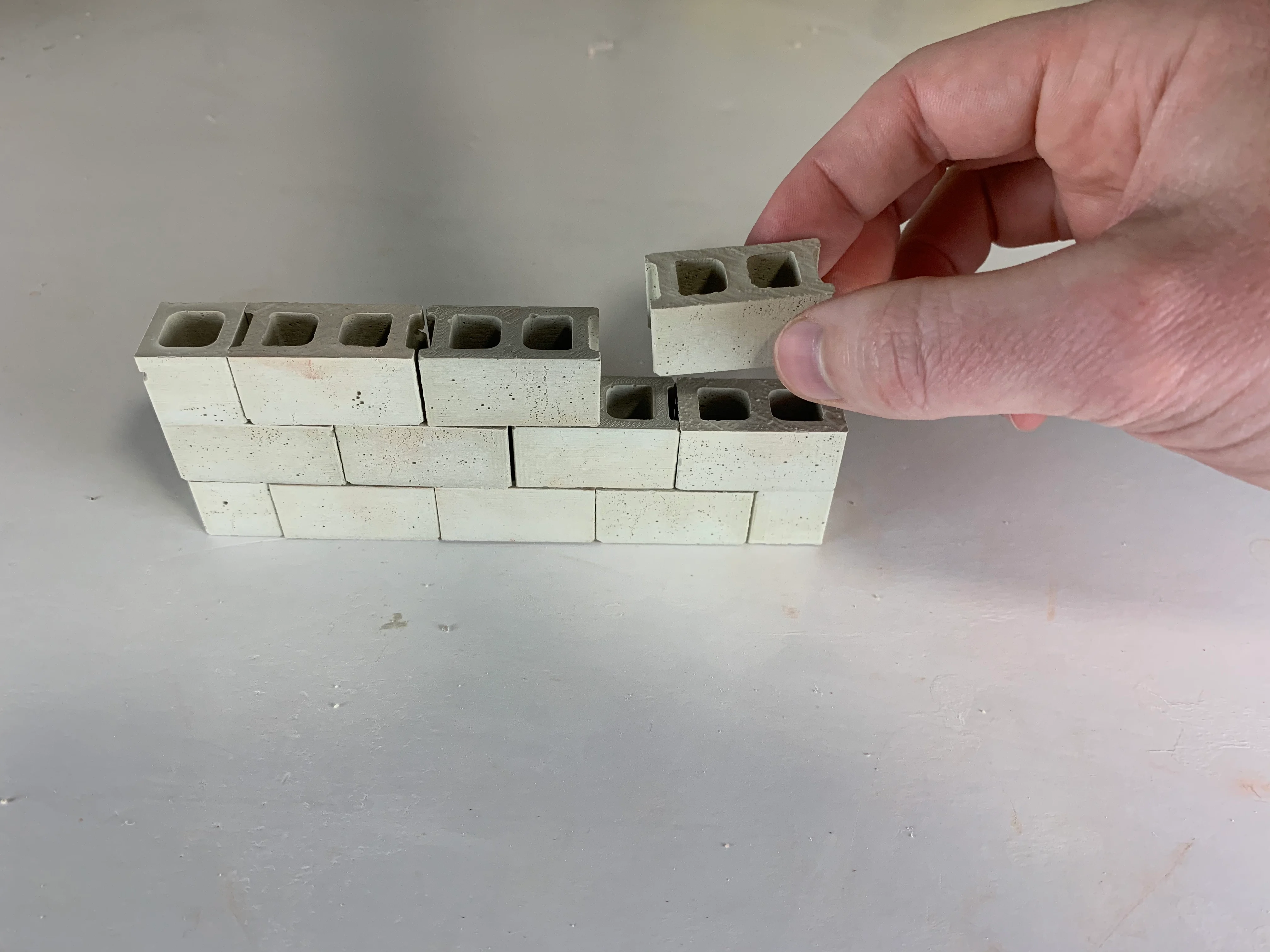 Miniature Cinder Block Mold