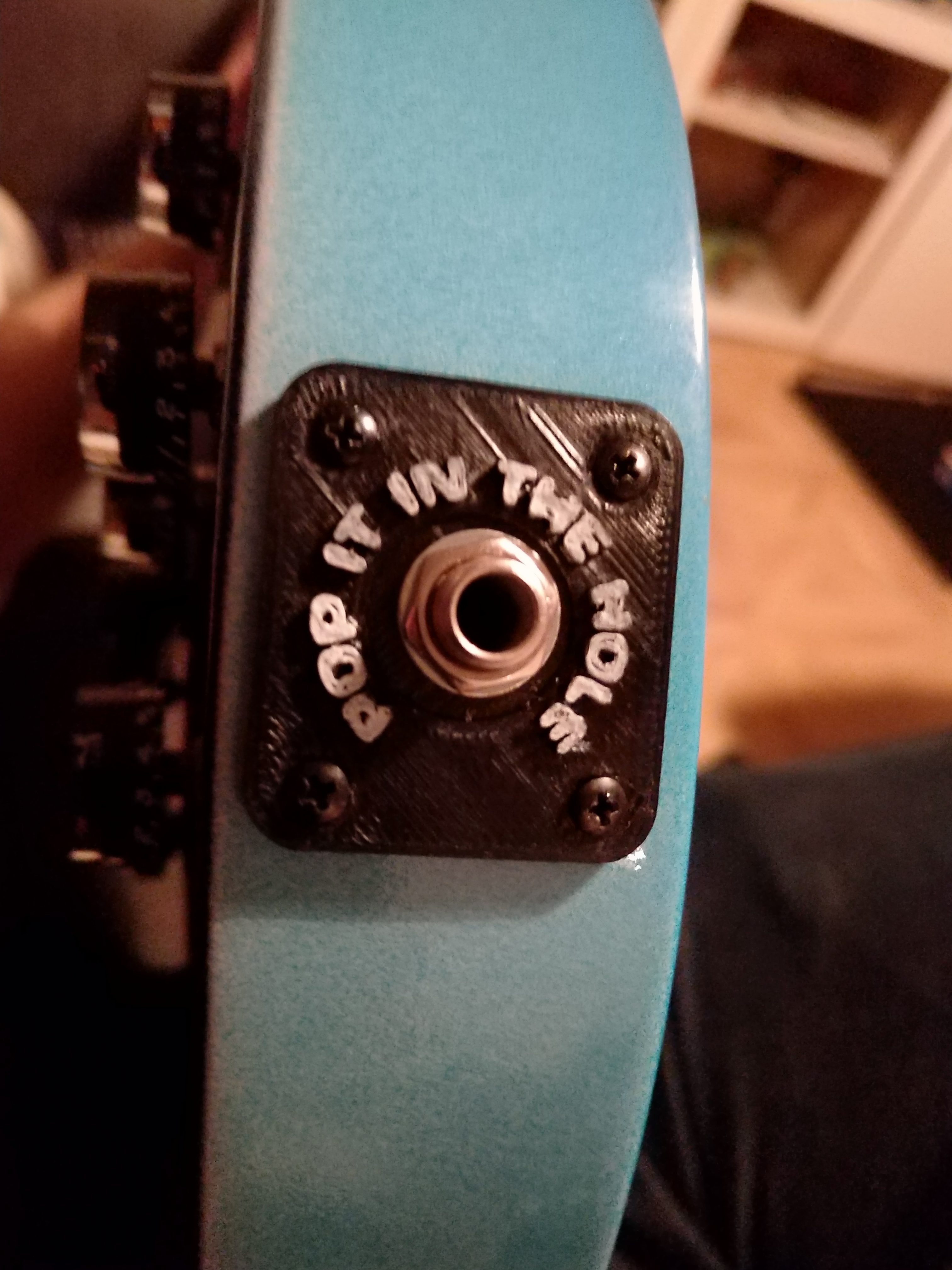 Les Paul Jack Plate / Surround / Mount - GONE SEXUAL!