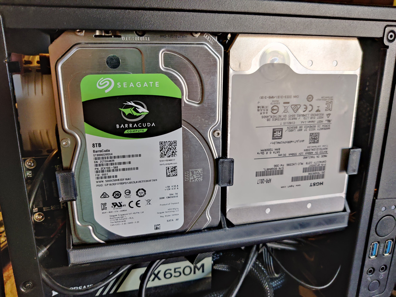 2 Additional 3.5" Hard Drive Bracket -Thermaltake Mini Chassis - Core V1