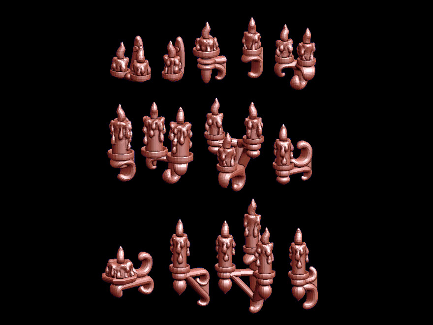 Candle Wallholders