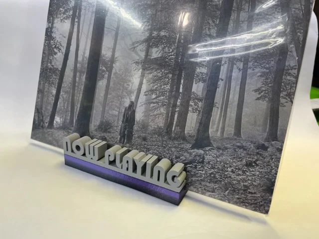 Vinyl Record Display Stand