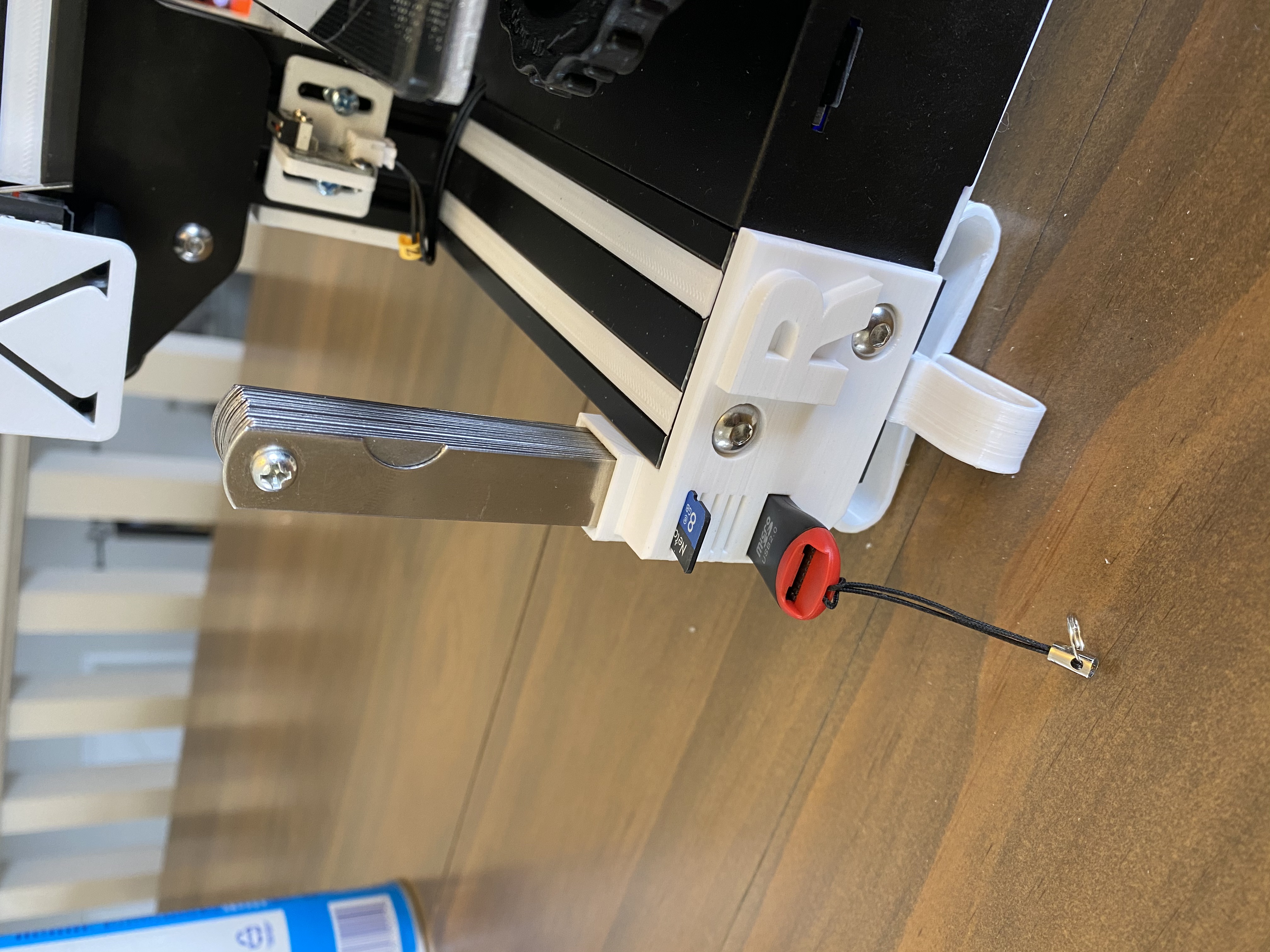 Ender 3 Pro Feeler Gauge SD USB holder