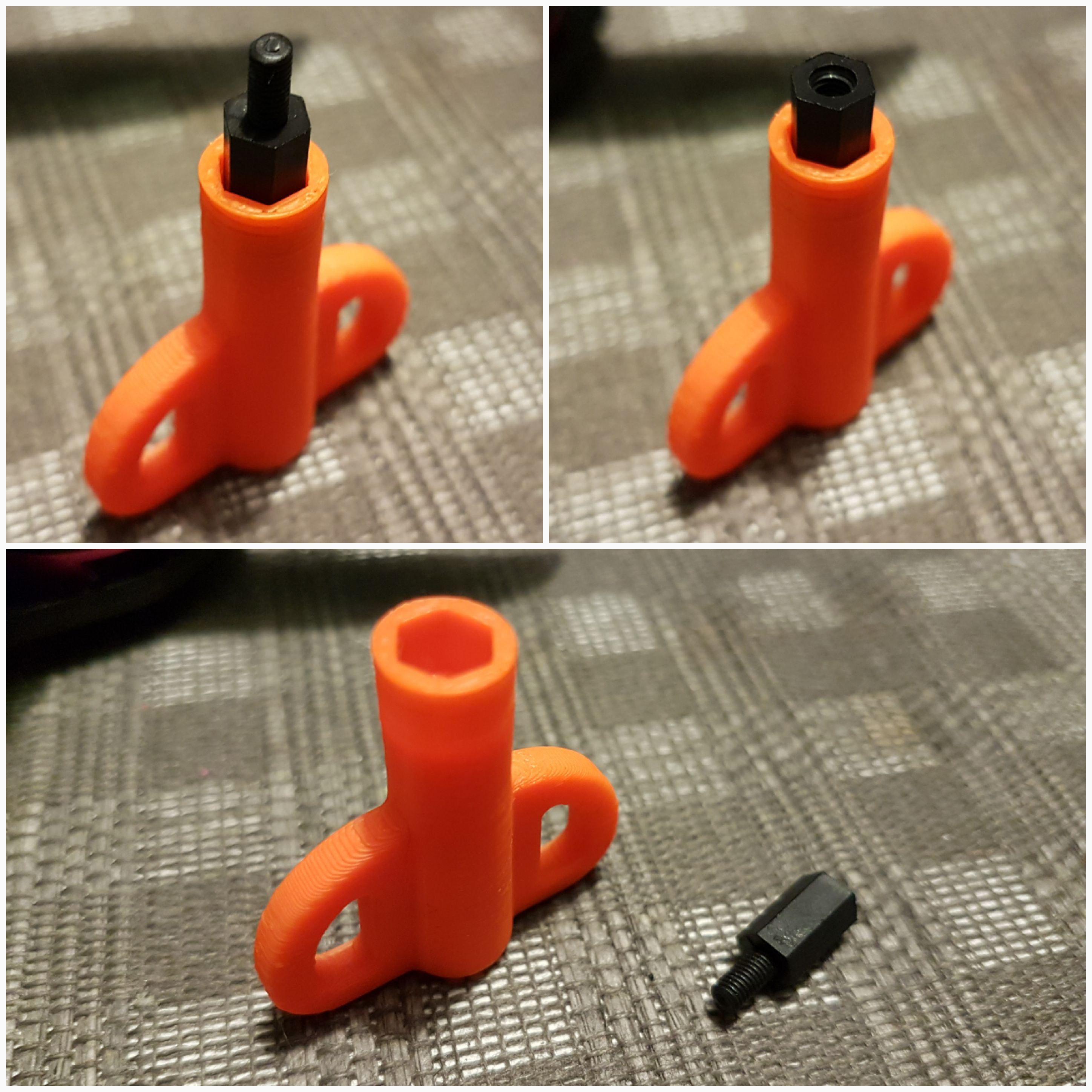 Wrench for M3 nylon spacer/stand-offs