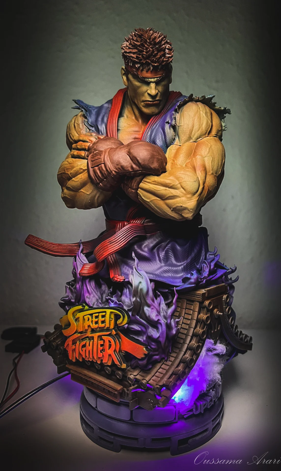 WICKED RYU BUST: TESTED AND READY FOR 3D PRINTING