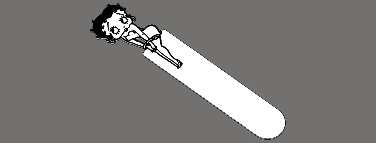 BoopMark - the Betty Boop Bookmark