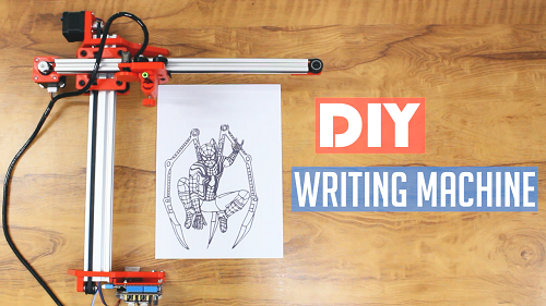 DIY Writing/Drawing Machine - 2D CNC Plotter