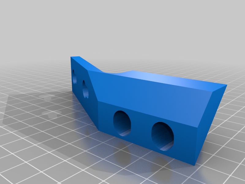 Ender 3 S1 Pro display mount 60 deg with cable clip