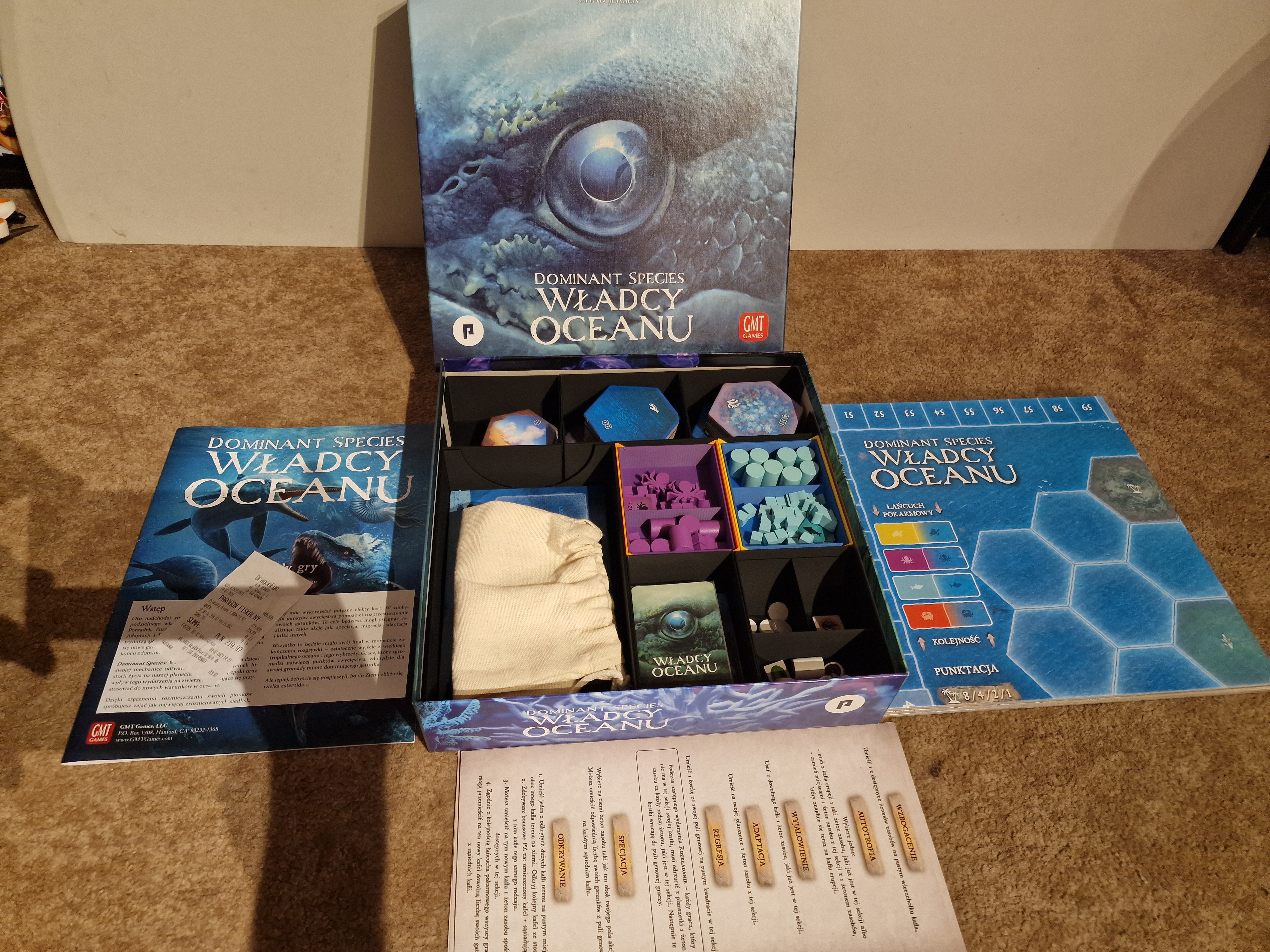 Władcy Oceanu PL(Dominant Species PL) insert/organizer