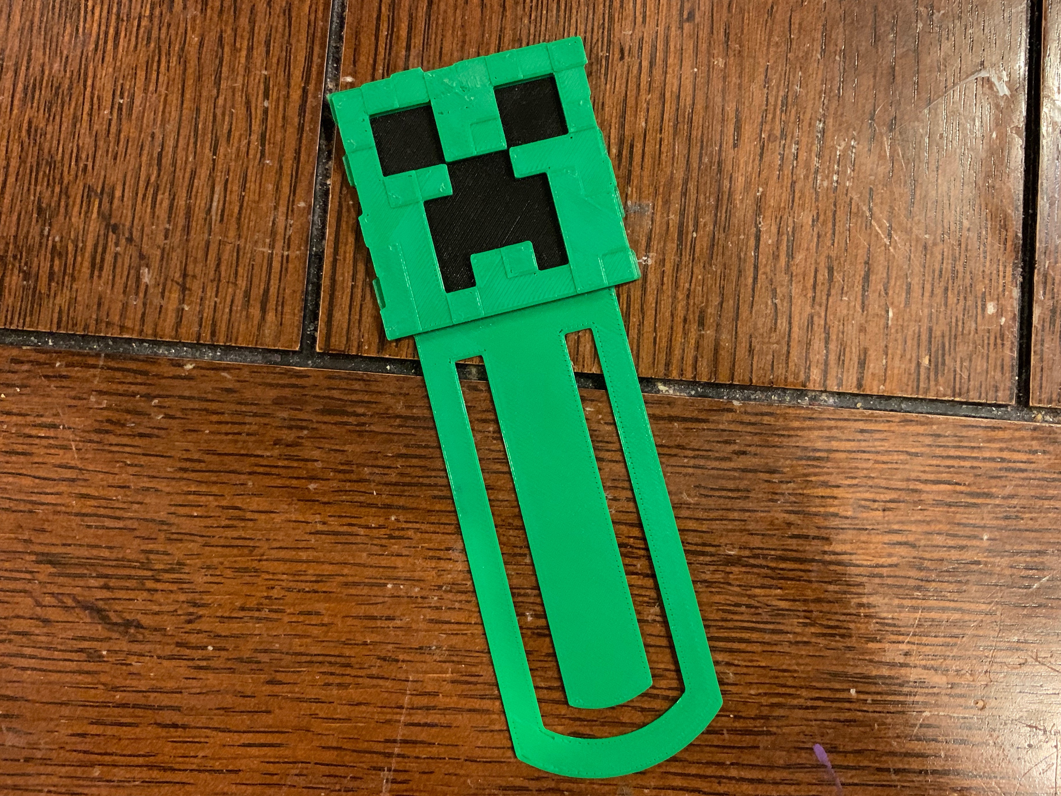 Minecraft Creeper Bookmark