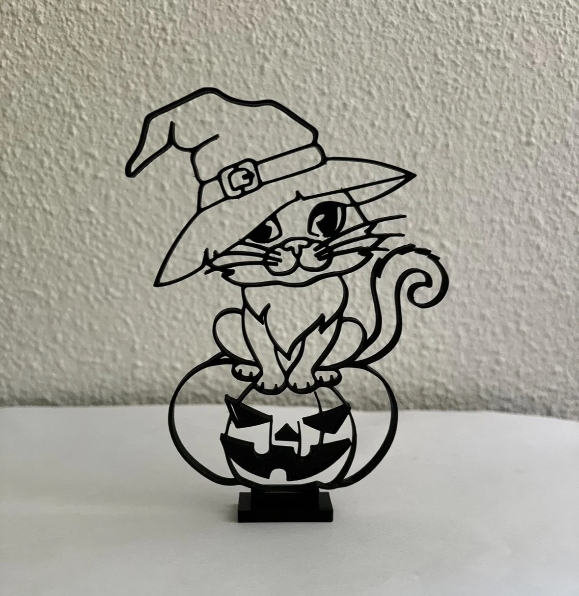 Halloween Cat Line art