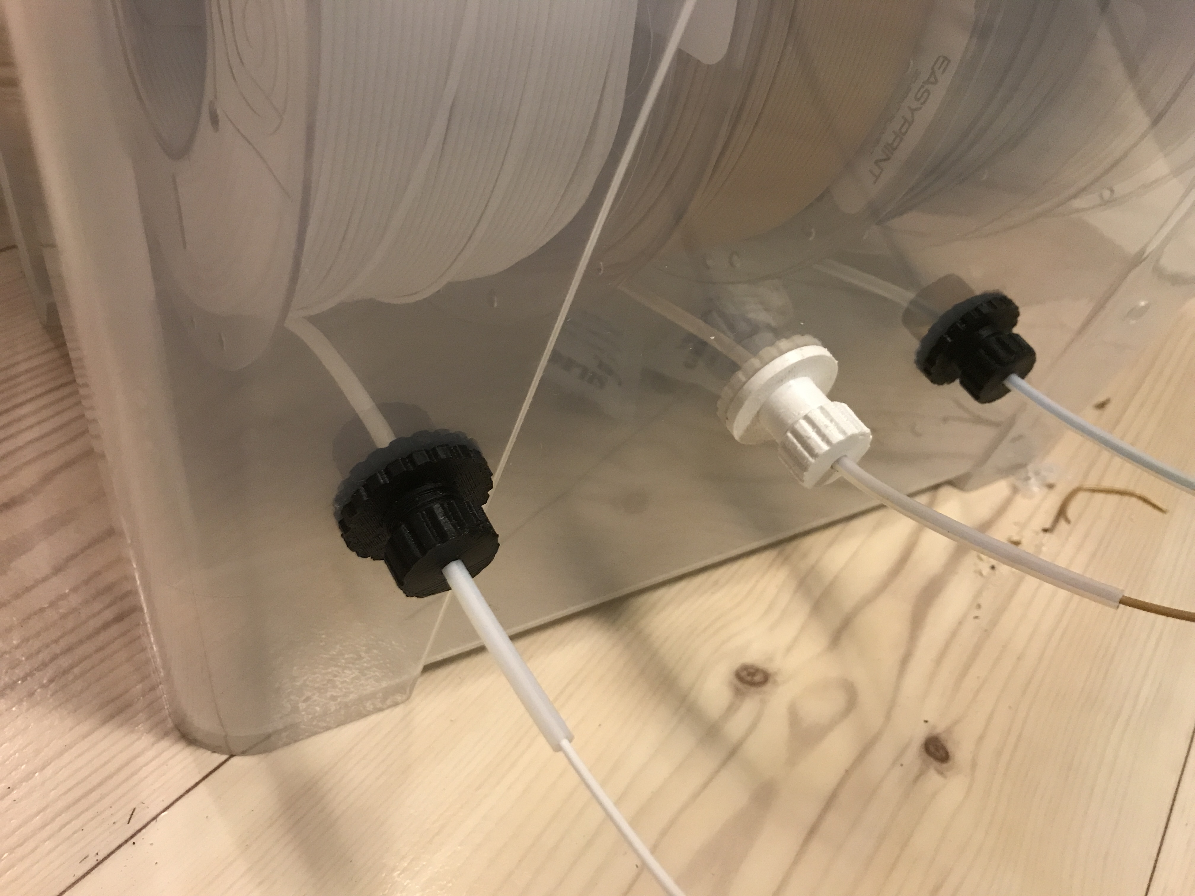 PTFE Tube Dry Box Connector (No screws)