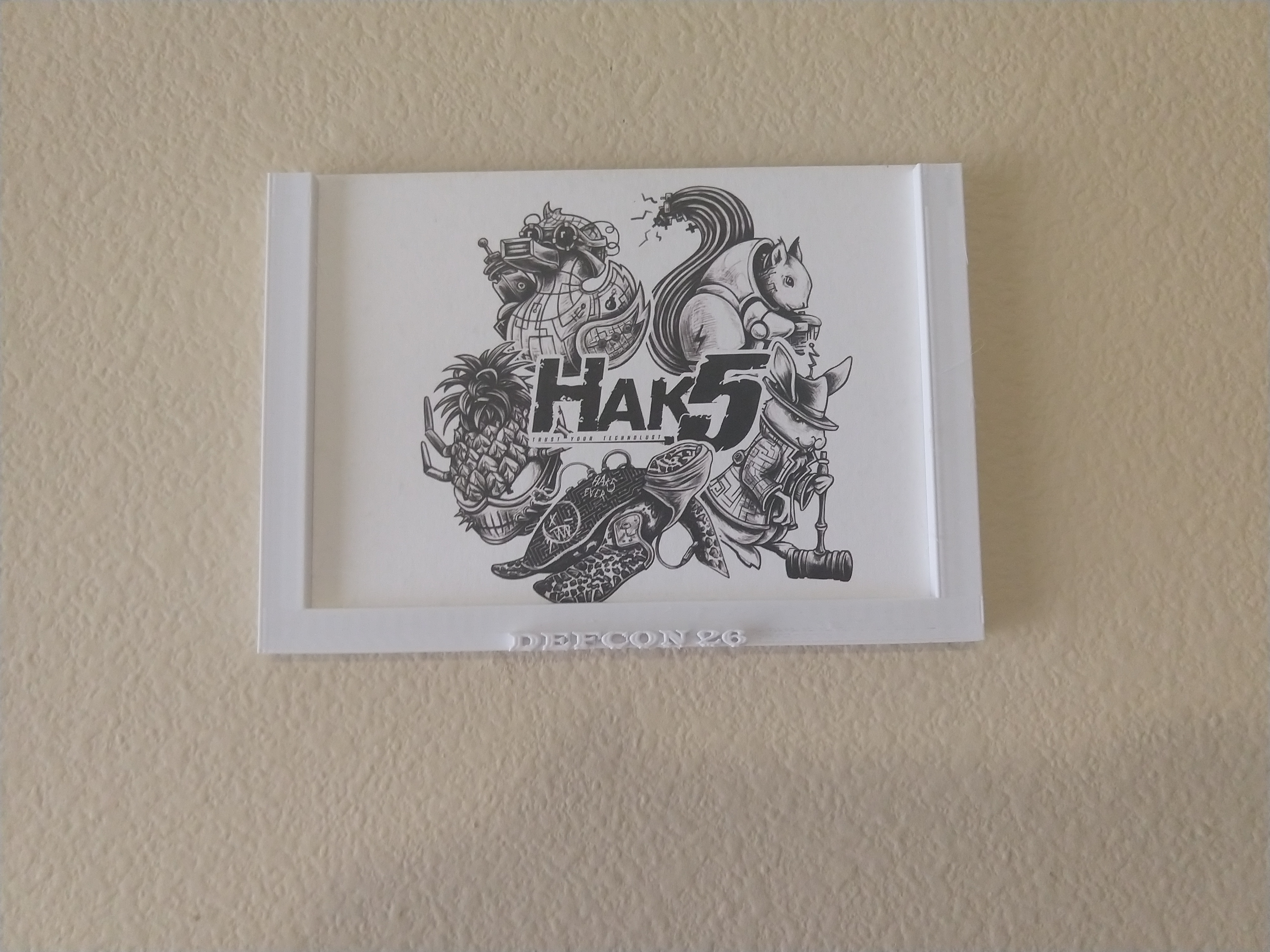 Defcon 26 Hak 5 Postcard Frame 5x7"