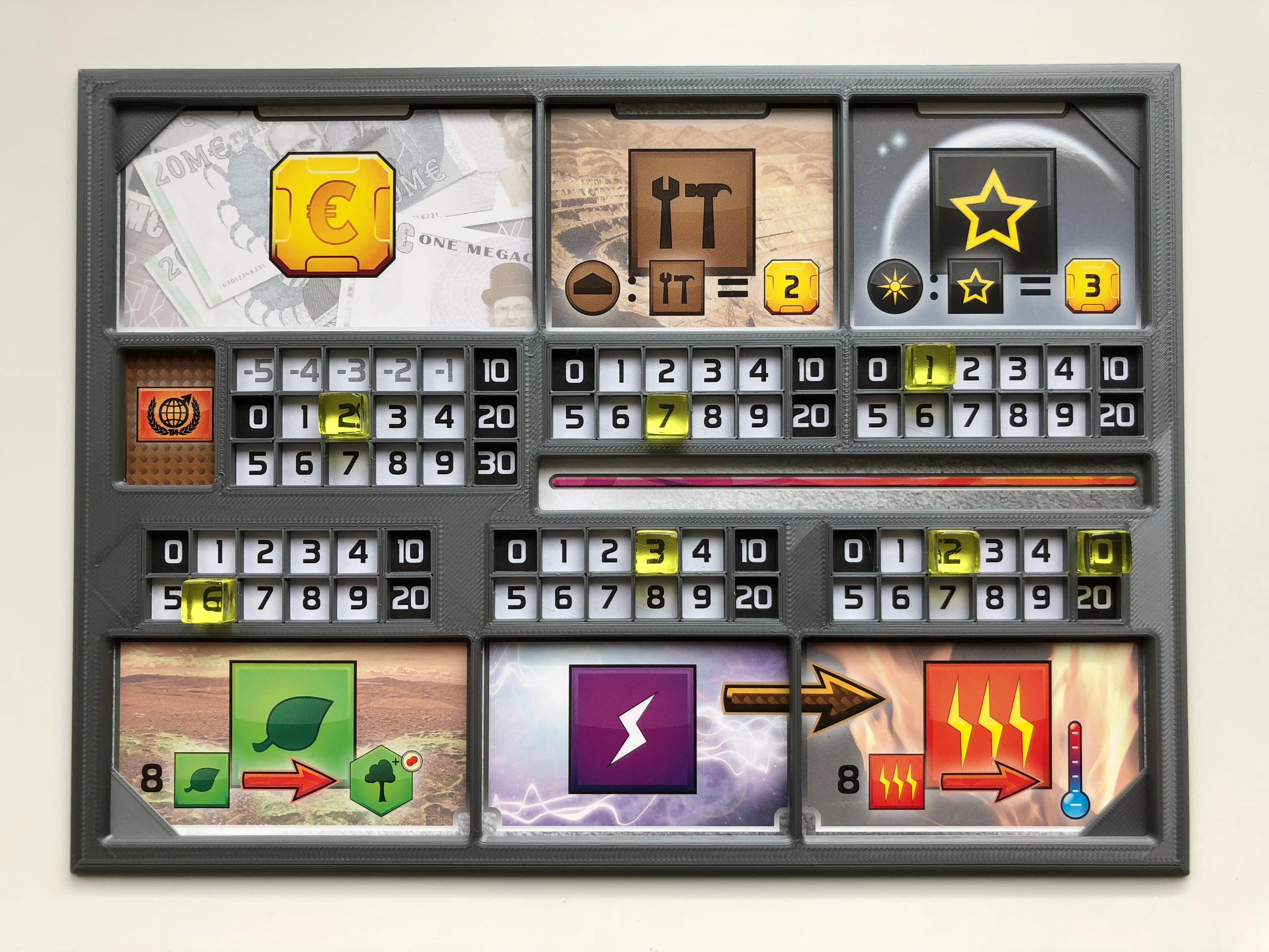 Terraforming Mars - Player Mat Overlay