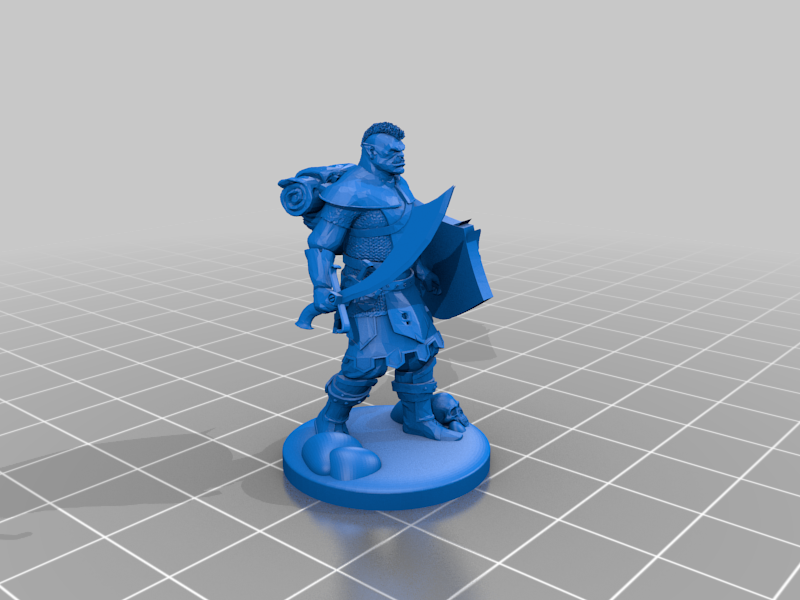 Dakor (28mm Half-Orc Cleric)