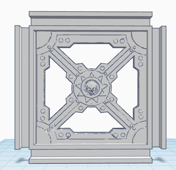 Bulkhead Terrain for Foamcore Wargaming Terrain Remix 1
