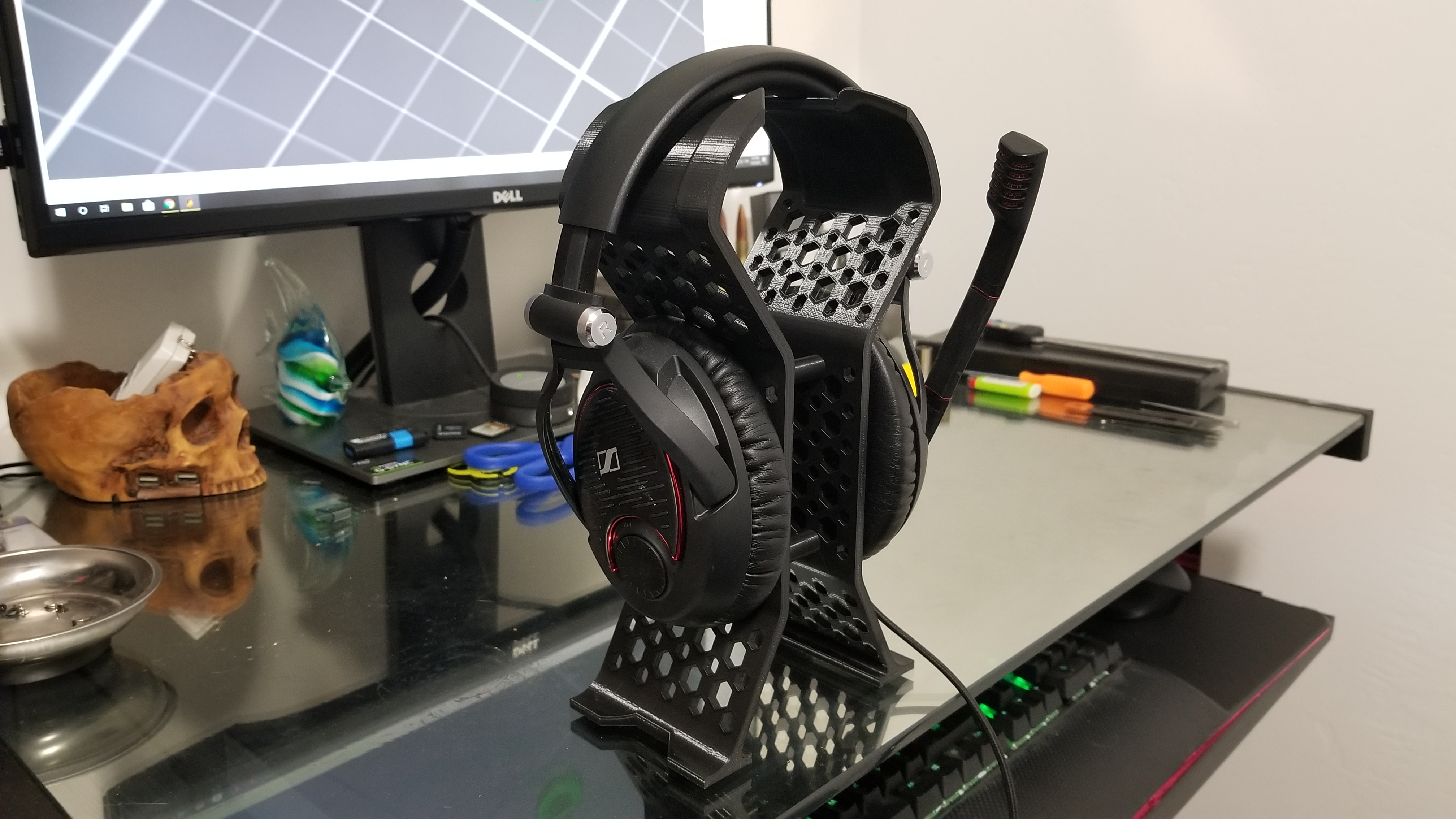 Hex 2 Piece Headphone Stand