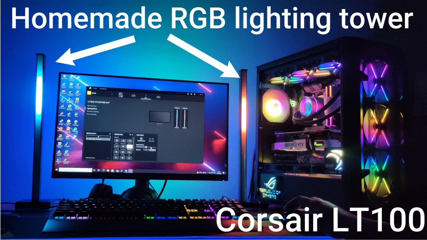 Corsair LT100 smart lighting tower