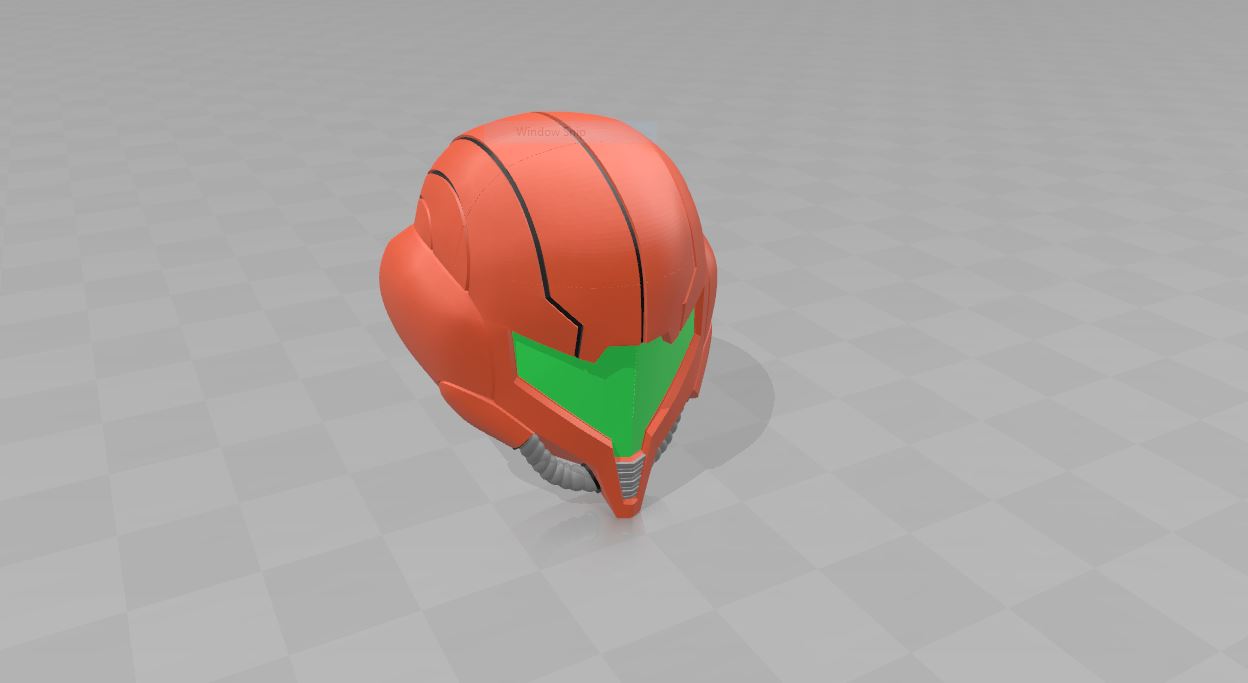 Samus Helmet Remixed for Qidi Tech 1