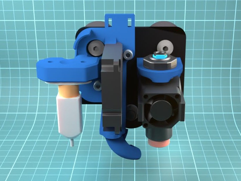 Ender 3 Revo Micro Mount With BLTouch Stock Fan