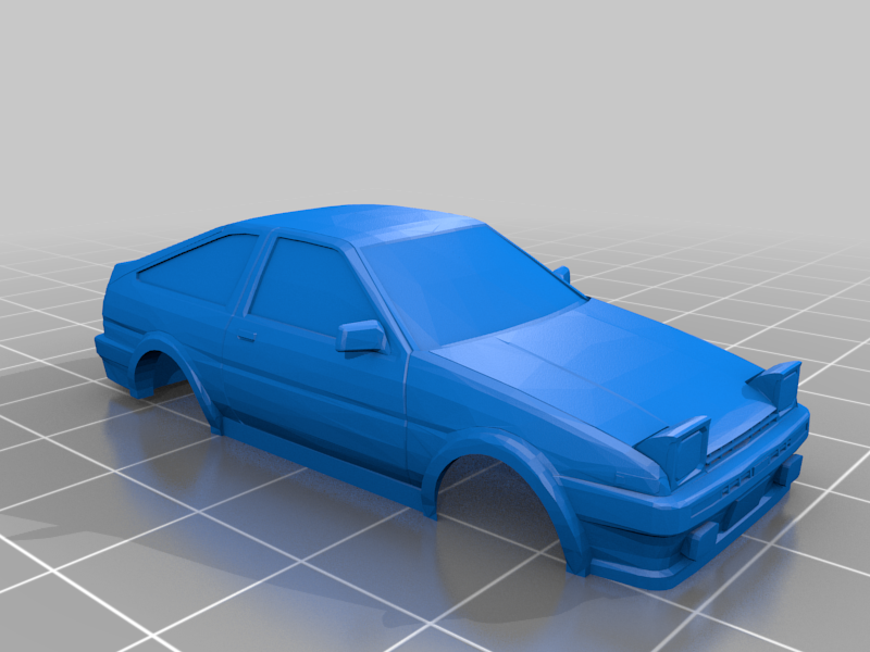 Initial D86 - Turbo Racing Body Shell 1:76 Gen1