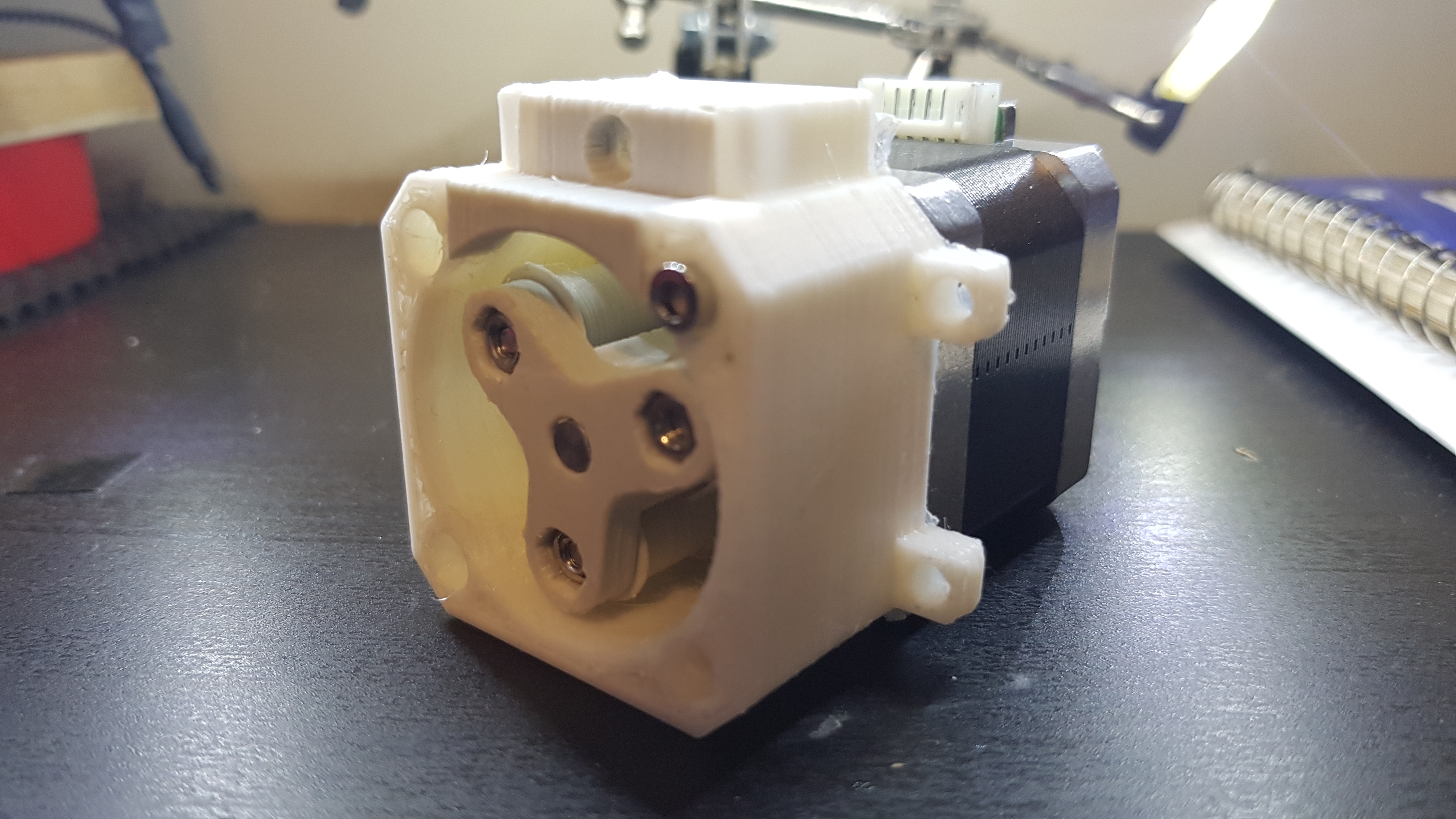 Single Peristaltic Pump for NEMA 17 Stepper Through Hole 4 Point Mount